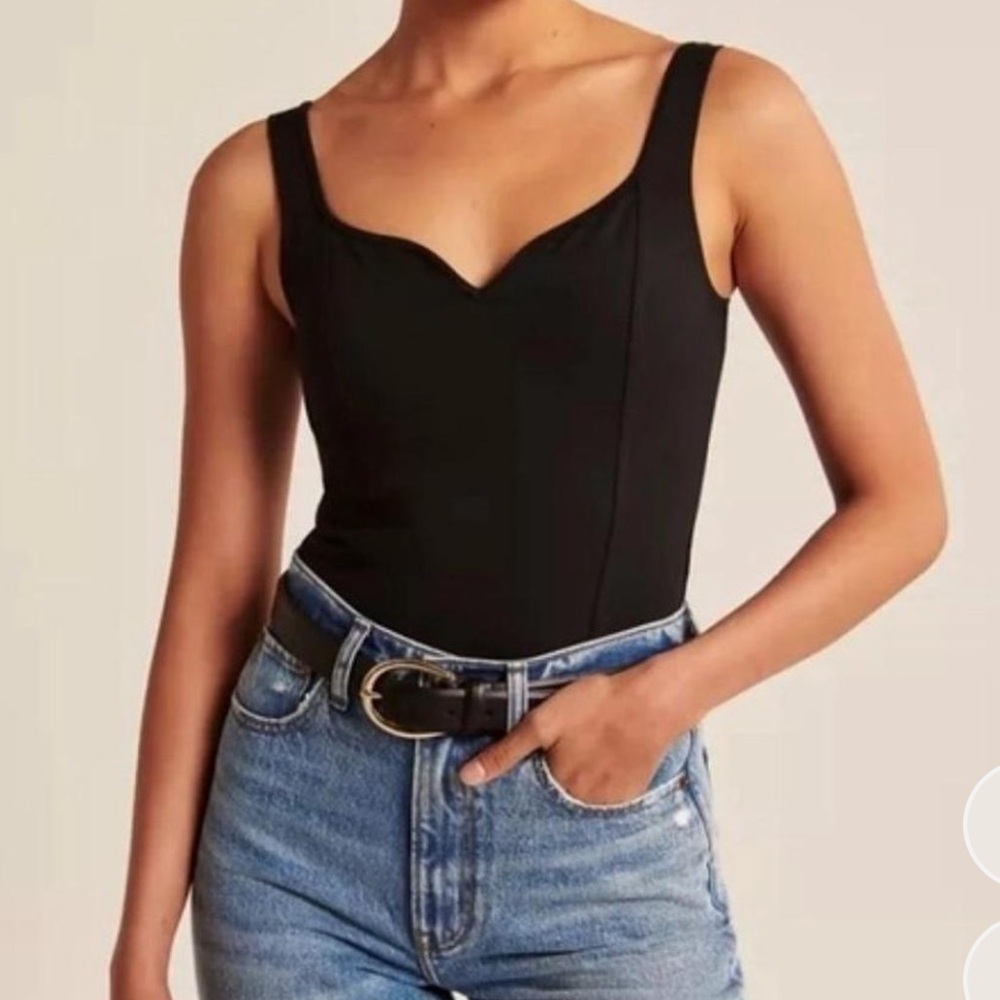 Abercrombie & Fitch Soft Collection Black Bodysuit